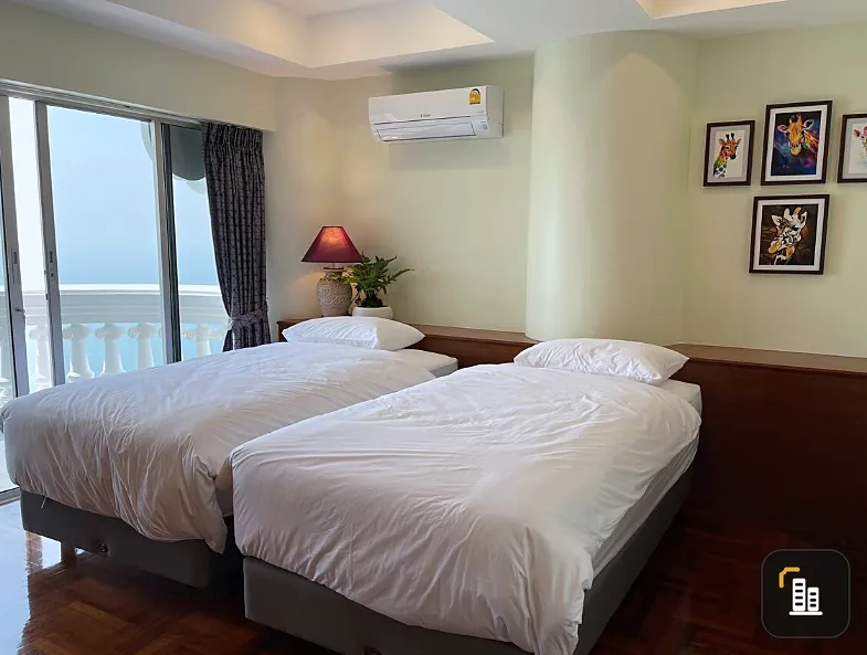 For rent: Sky Beach, great view, next to the sea, beautiful room, fully furnished, book now, don't wait, hurry!