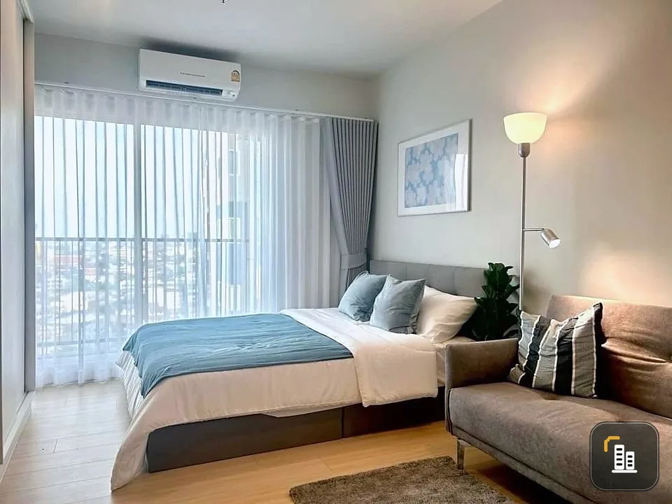 For rent: Metro Sky Wutthakat, 23rd floor, beautiful room, fully furnished, move in with your bags immediately. Book now, don't miss out.