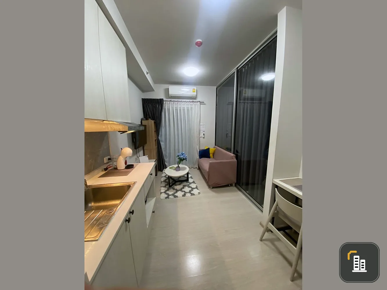 For rent: Chapter One Shine Bangpo, 4th floor, fully furnished, book now, don't miss out.