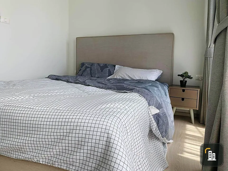 For sale: Chapter One Eco Ratchada-Huai Khwang, green space view, very comfortable, fully furnished, hurry up and grab it.