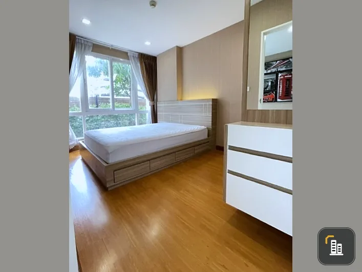 For sale: Airlink Residences Romklao, 2nd floor, garden view, fully furnished room, ready to move in, hurry and reserve to be the owner, urgent.