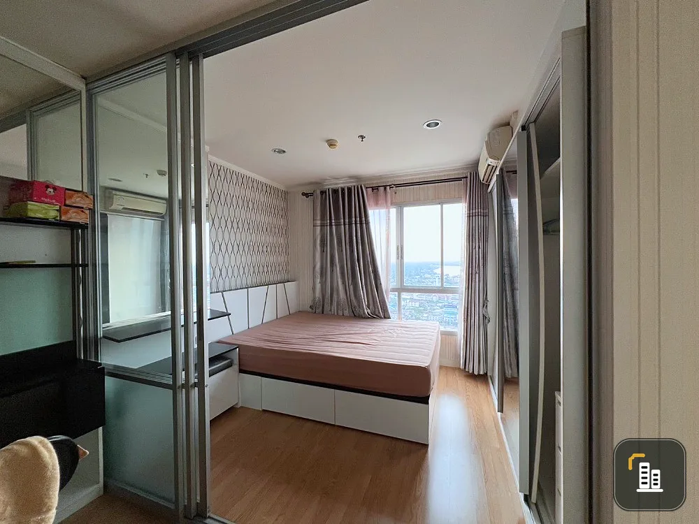 For sale Lumpini Ville Chaengwatthana Pakkret, 30th floor, high floor, good view, beautiful room, fully furnished, reserve now, urgently.