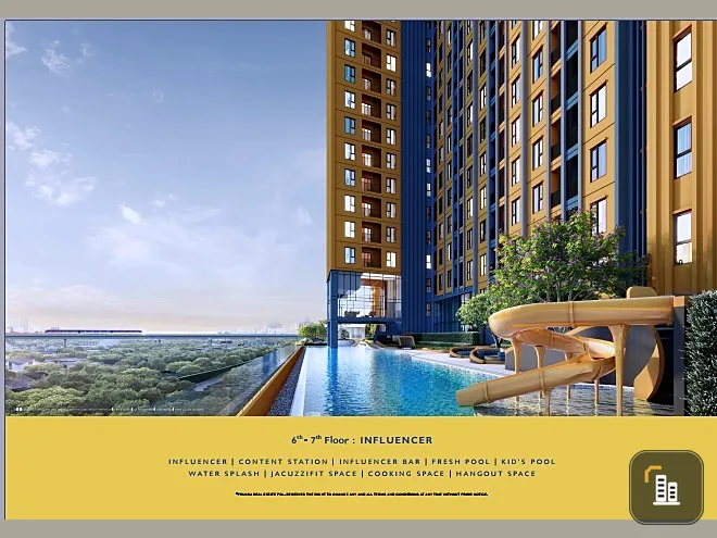 For sale: Plum Condo New West Bangyai, 12th floor, corner room, north side, fully furnished, reserve now, don't miss out.