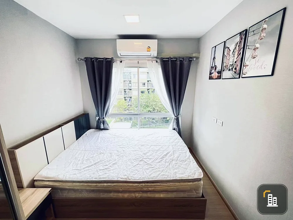 For rent: Plum Condo Rangsit Alive 1, 5th floor, pool view, spacious room, fully furnished, comfortable, book now, don't miss out.
