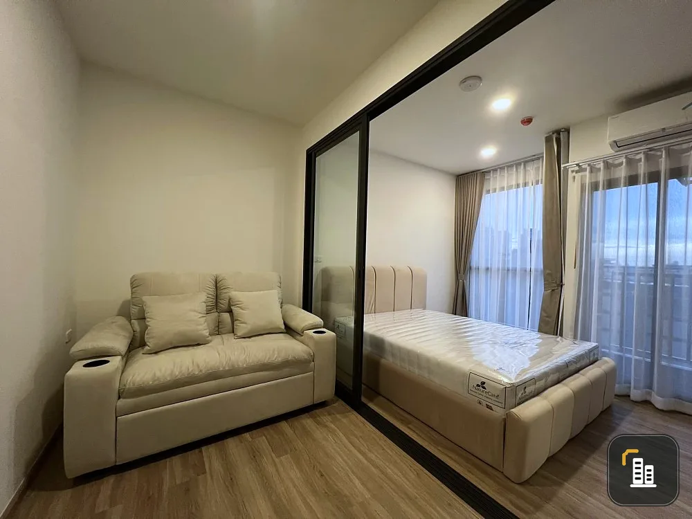 Condo for rent: The Stage Mindscape Ratchada-Huai Khwang, 8th floor, city view, facing north, no afternoon sun, reserve now