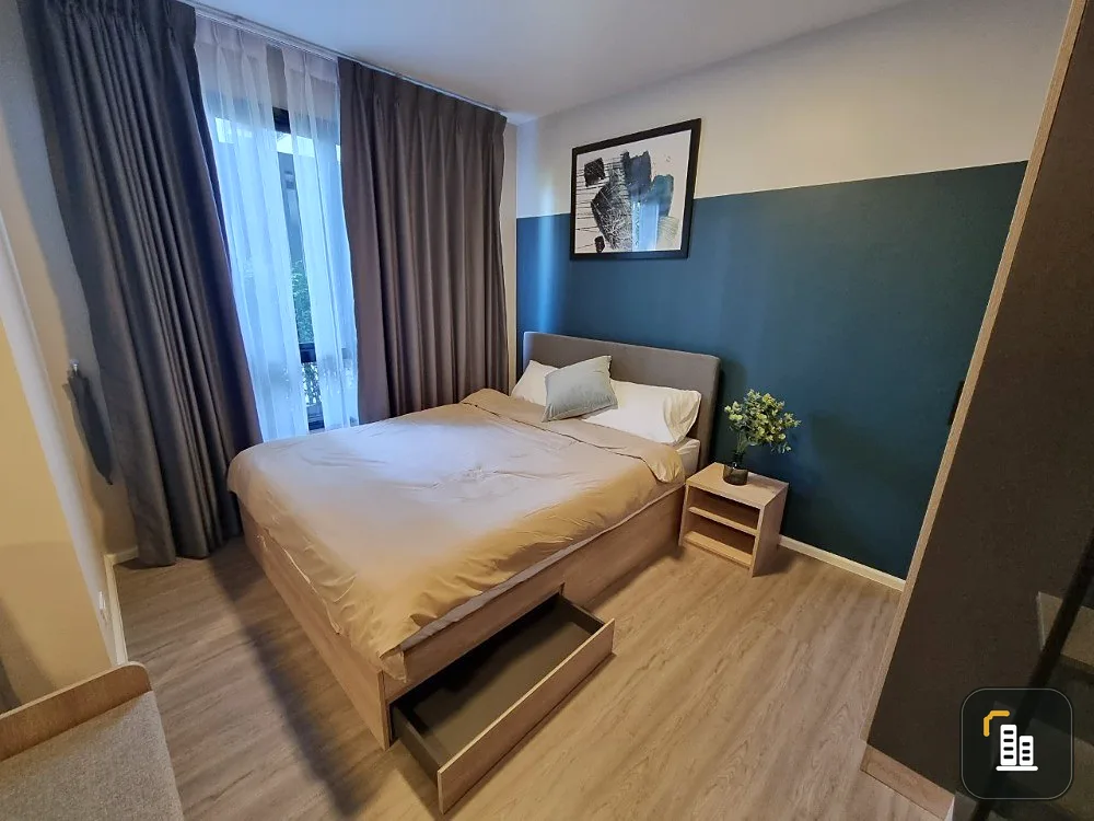 For sale: dcondo Hideaway Rangsit, beautiful room, fully furnished, ready to move in. If interested, hurry and book now. Don't miss out.