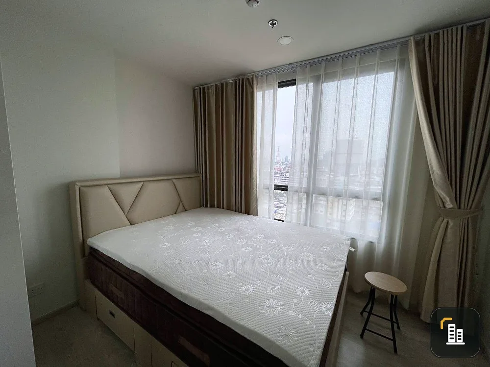 For rent: The Tree Charansanitwong 30, 12th floor, room is not hot, partitioned, with electrical appliances, don't wait.