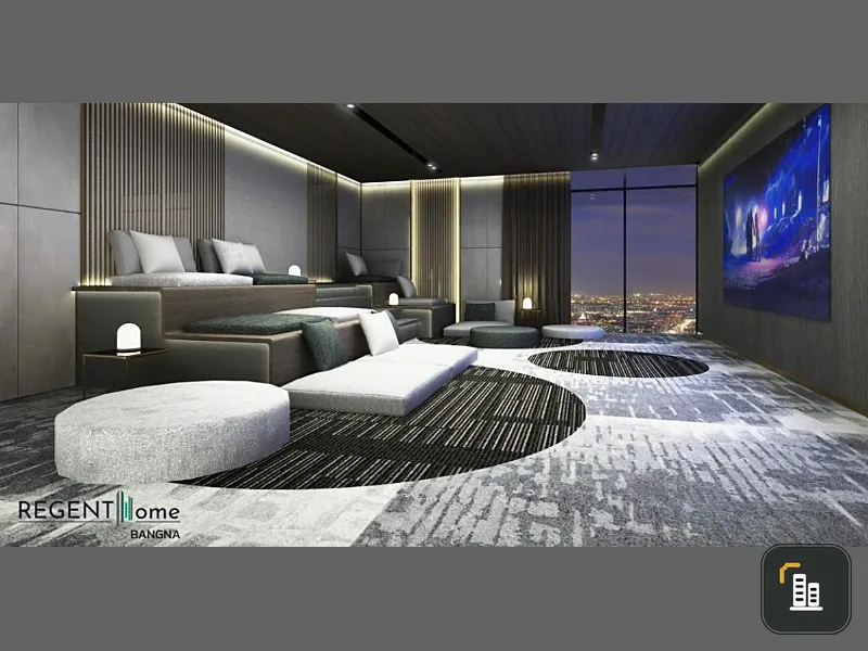 Down payment sale, Regent Home Bangna, high floor, studio room, good location, full view of the pool. You will regret it if you miss it.