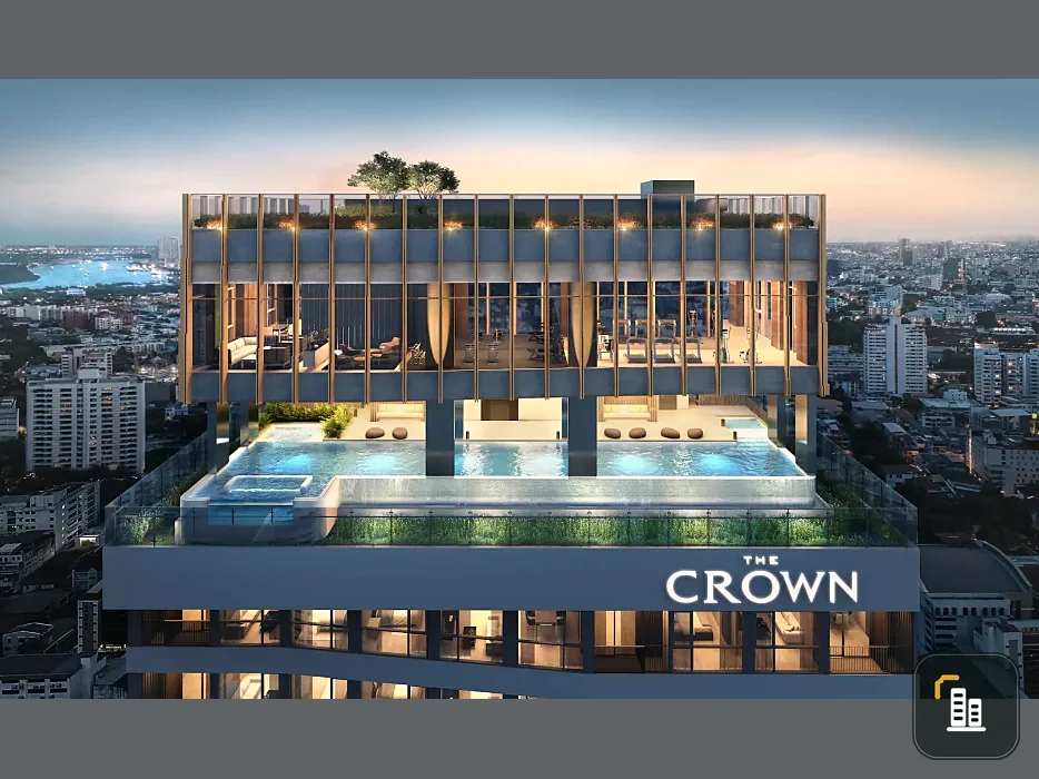 Selling down payment, The Crown Residences, 12th floor, spacious room, north facing, convenient travel, book first, get it first.