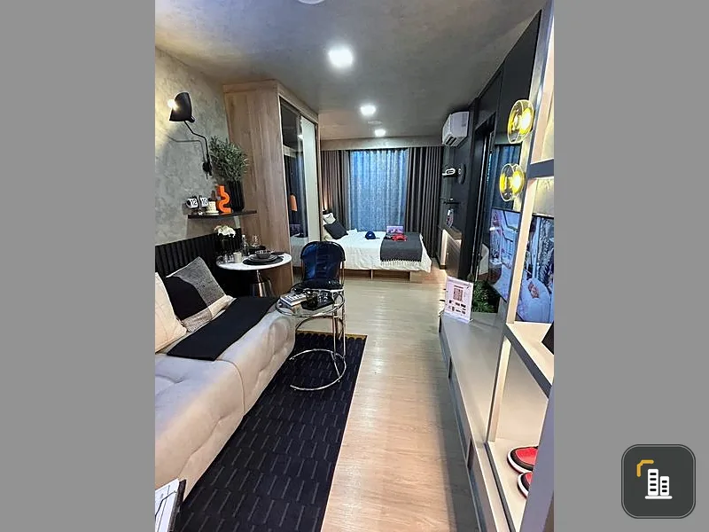 Down payment sale, Atmoz Season Lat Krabang, 3rd floor, not high, fully furnished room, ready to move in, convenient transportation, hurry and book no