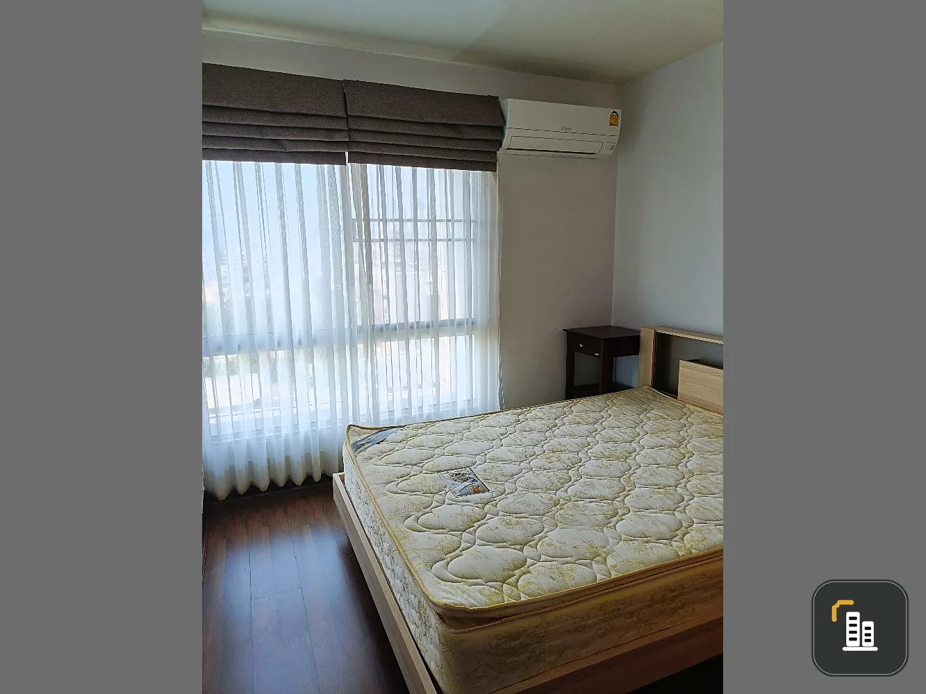 For sale: Bangkok Garden, 6th floor, city view, fully furnished room, ready to move in immediately. Reserve now, hurry!