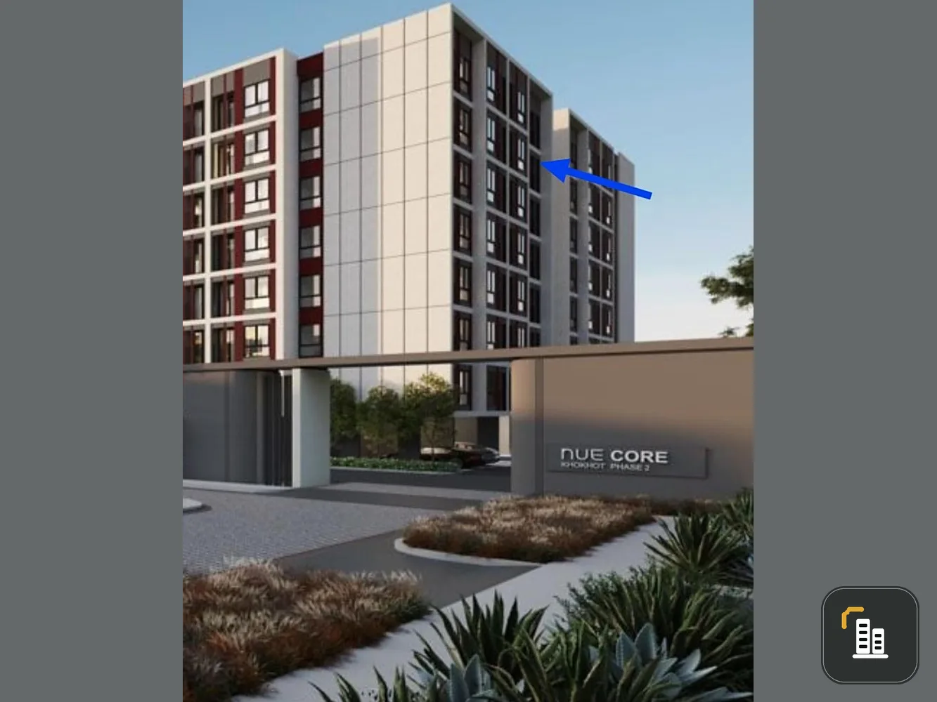 Selling down payment, New Core Kukot Station, 7th floor, studio room, very private, convenient travel, very attractive price, book now.