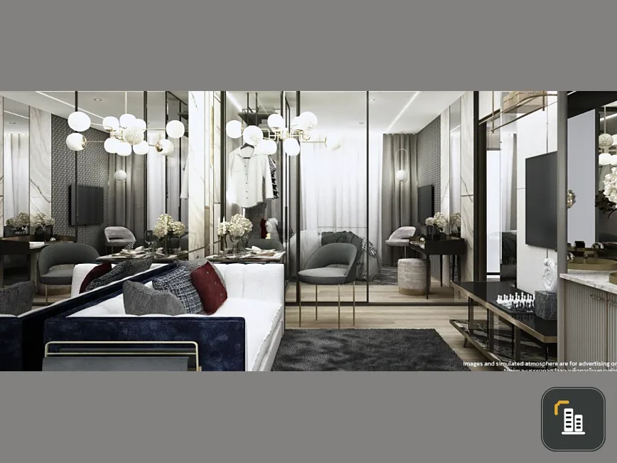 Down payment sale, Regent Home Wutthakat, 26th floor, studio room, north side, high view, don't miss it, reserve now.