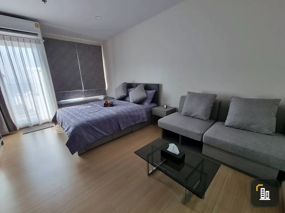 For rent: Supalai Veranda Ramkhamhaeng, high floor, view of Rajamangala Stadium, complete with electrical appliances, move in now!