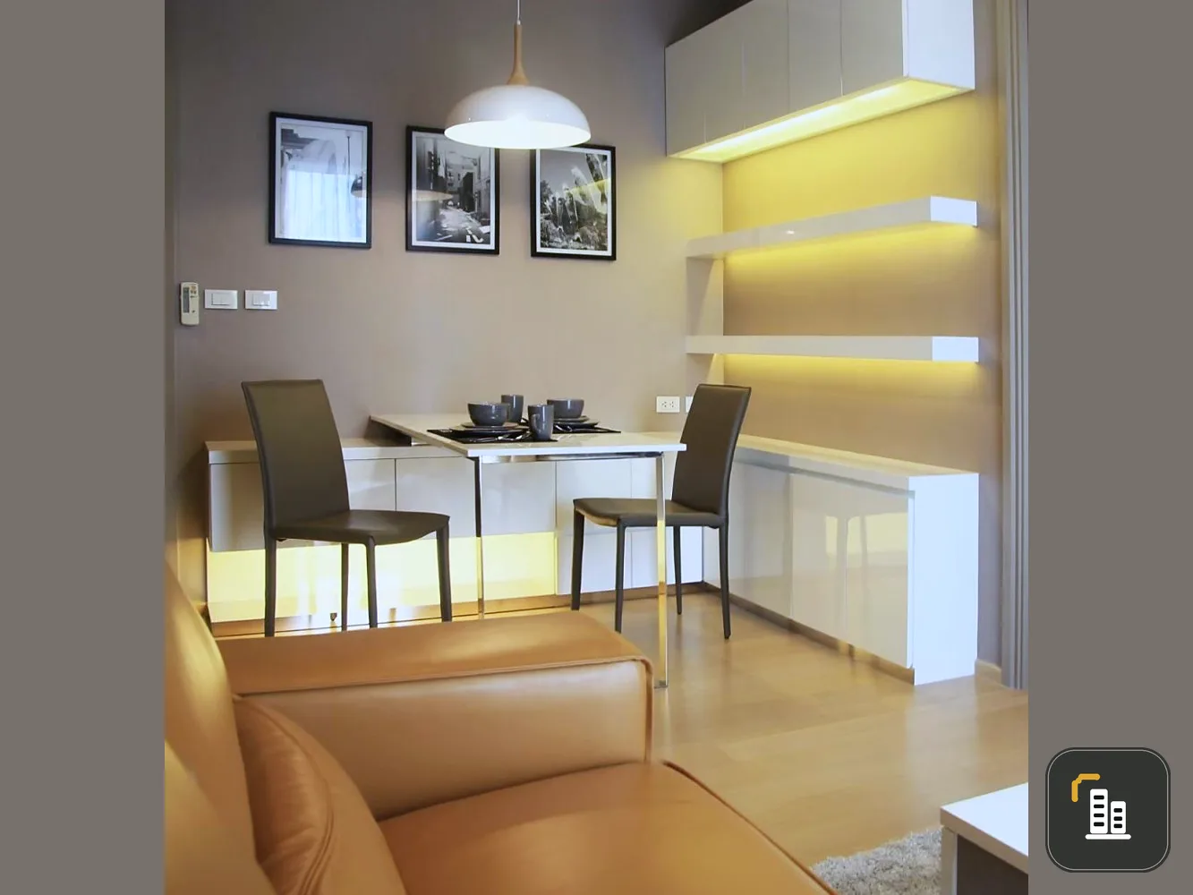 For rent HQ Thonglor, 29th floor, beautiful room, fully furnished, very cool, book now, don't miss it.