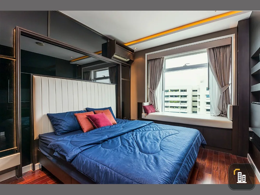 For rent, Circle Condominium, 2 bedrooms, beautiful room, fully furnished, book now, hurry!