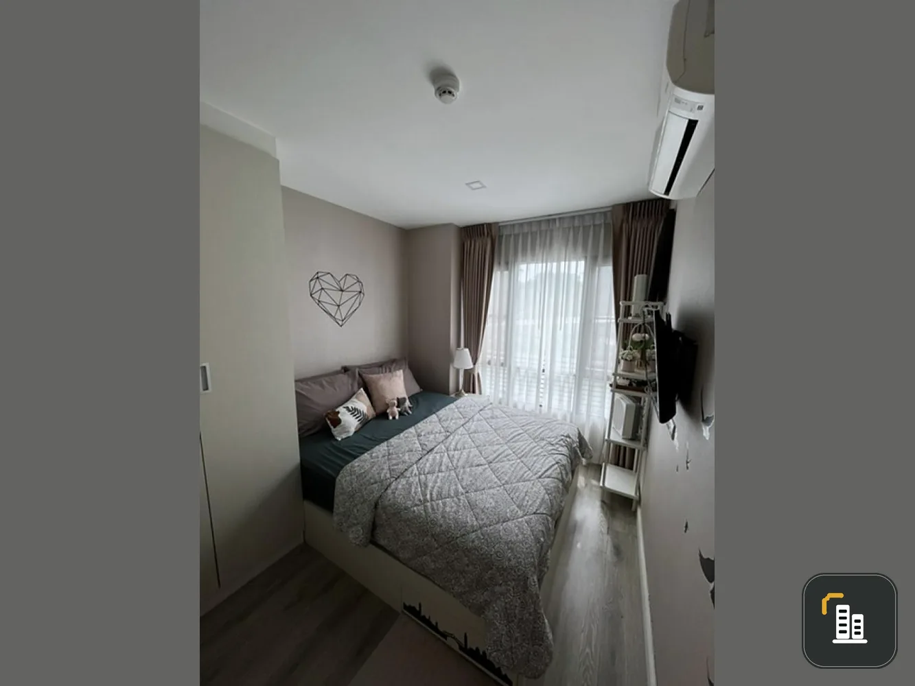 For sale Pause ID 2nd floor, garden view, beautiful room, fully furnished, book now, don't miss out.