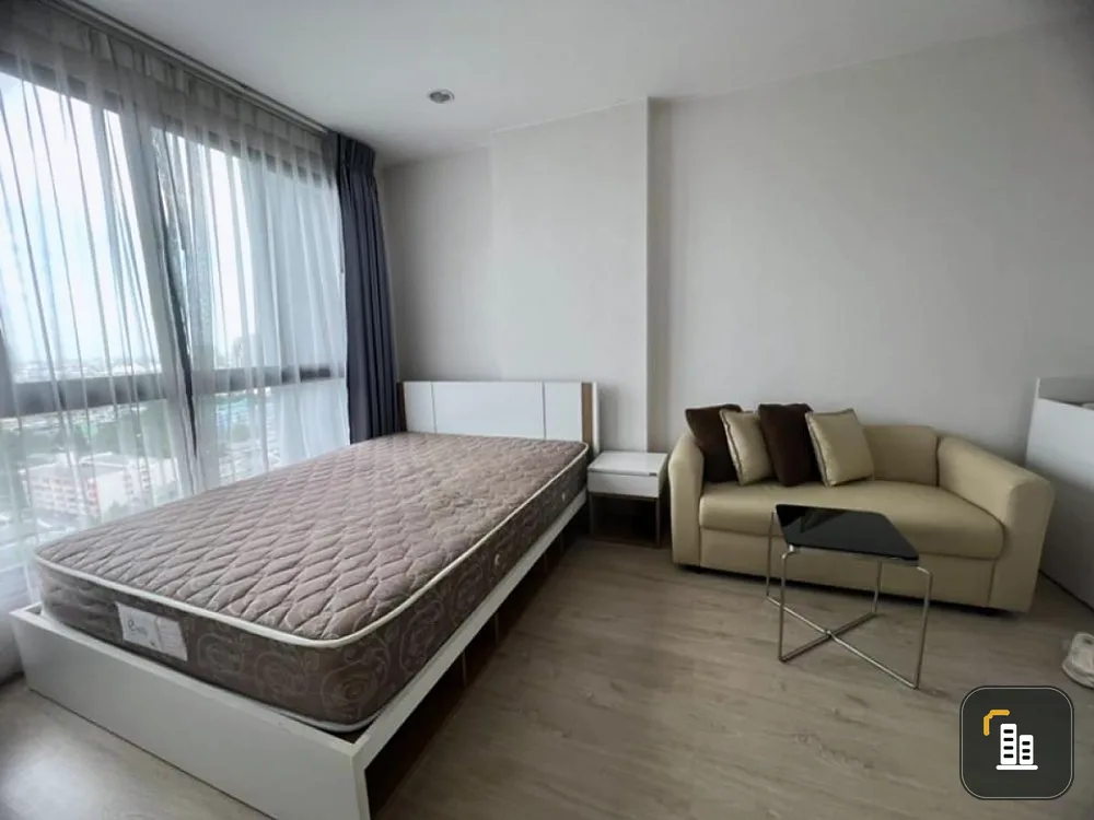 Urgent sale, Ideo Sathorn-Tha Phra, high floor, studio room, bright and comfortable, fully furnished, hurry and become the owner.