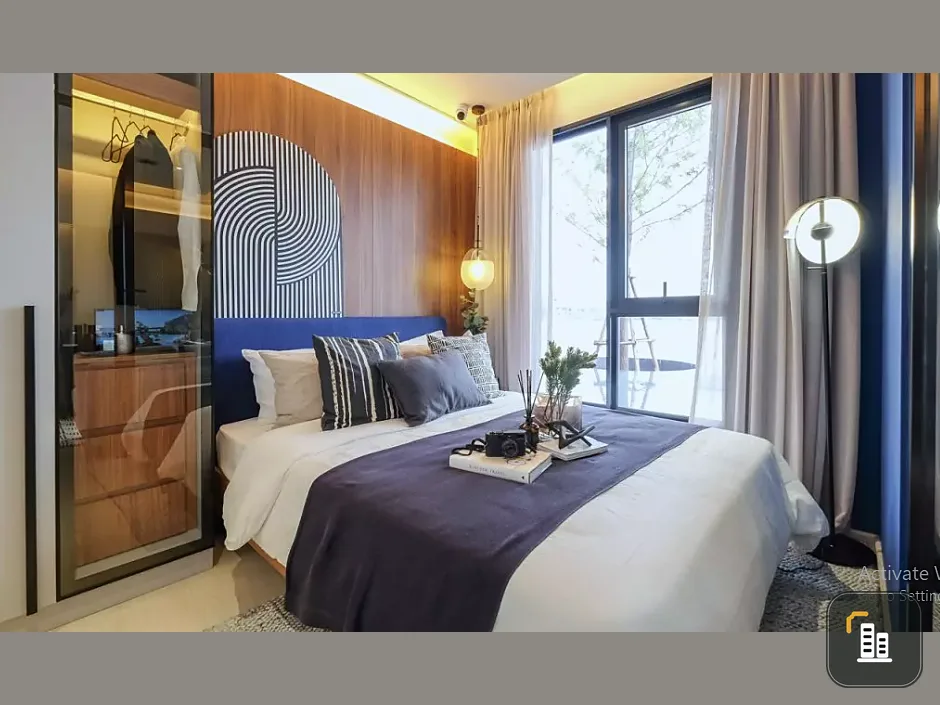 Selling down payment, New River Rest, Rat Burana, high floor, fully furnished room, ready to move in, get a river view, hurry up and become the owner.