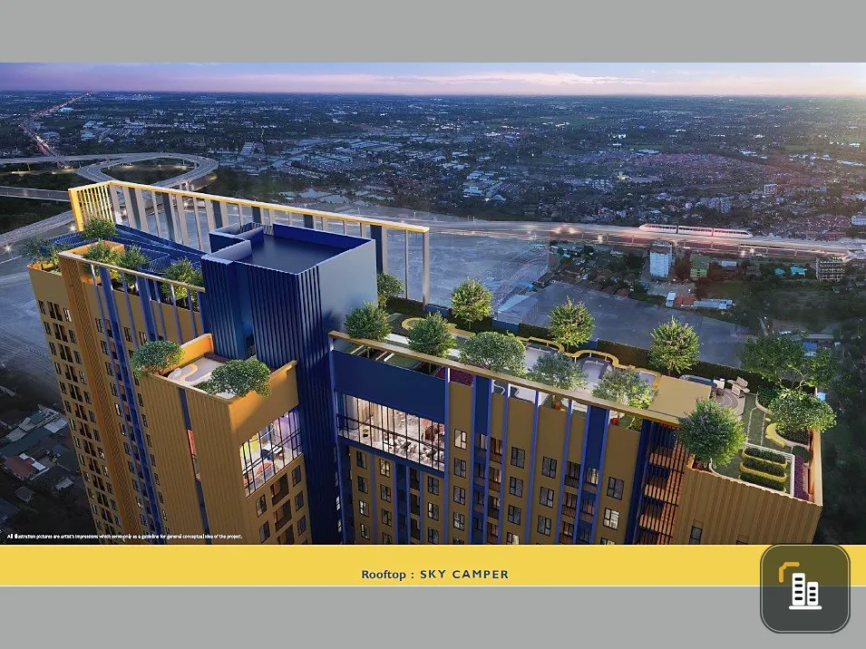 Down payment sale Plum Condo New West Bangyai, 15th floor, long swimming pool view, open view, no blocked view, reserve now