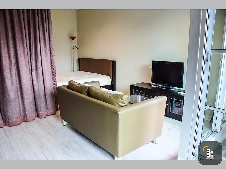 For rent: AP City Smart Sukhumvit 18, studio room, 40 sq m, 6th floor, good view, beautiful room, ready to move in, must book.