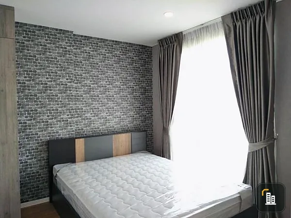 Urgent sale, Lumpini Place Condo, Bangna, Km.3, room with good wallpaper, affordable price, hurry and buy now!