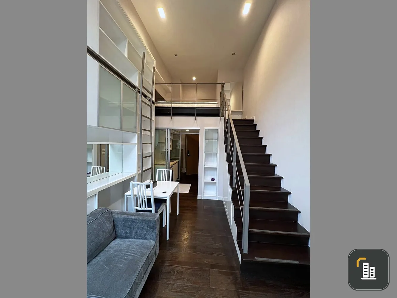 For rent: Ideo Morph 38, 2nd floor, Duplex studio room, large living room, fully furnished, hurry and book now.