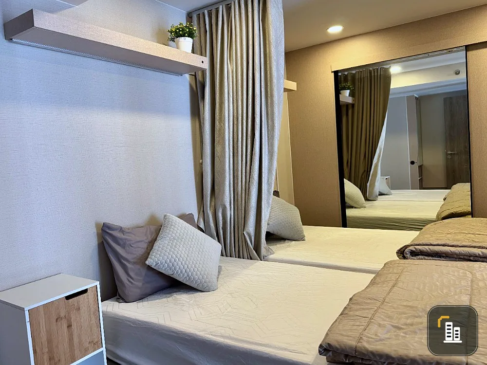 For rent: Cooper Siam, 10th floor, city view, fully furnished and electric appliances. Book now, don't miss out.