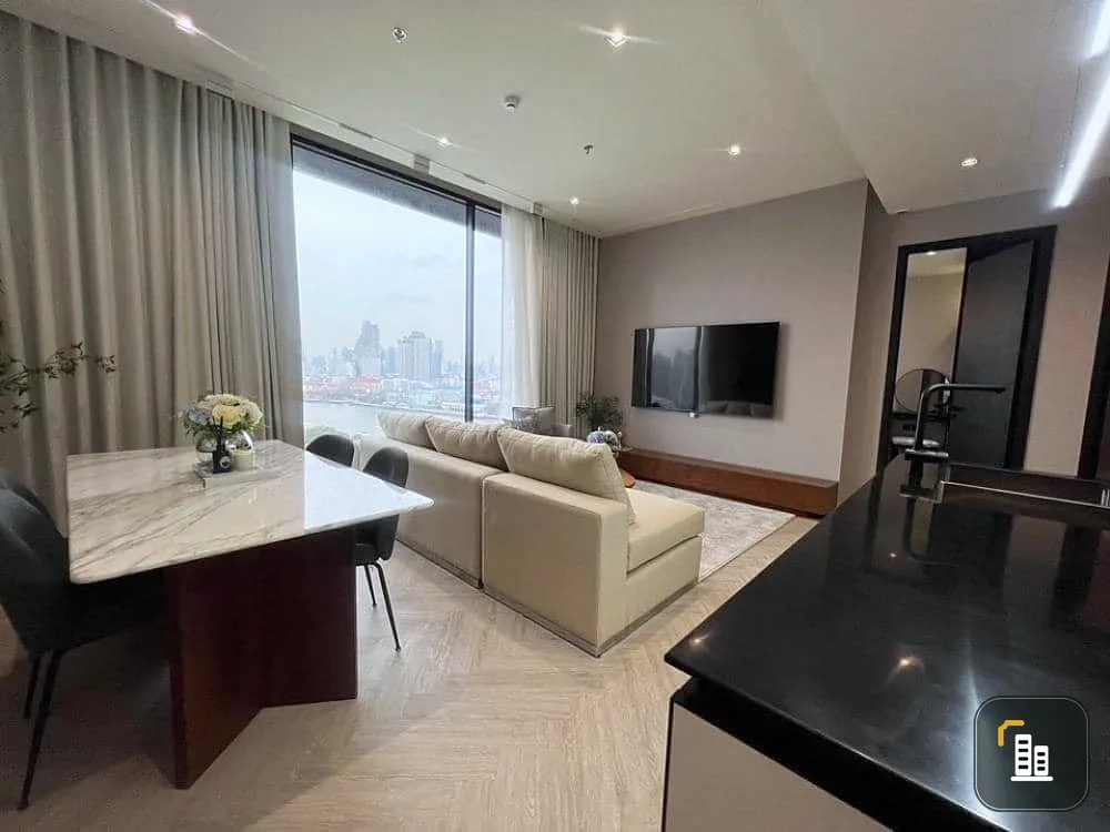 For rent Chapter Charoennakorn Riverside, furnished room, ready to move in, well built-in, book before missing the opportunity.