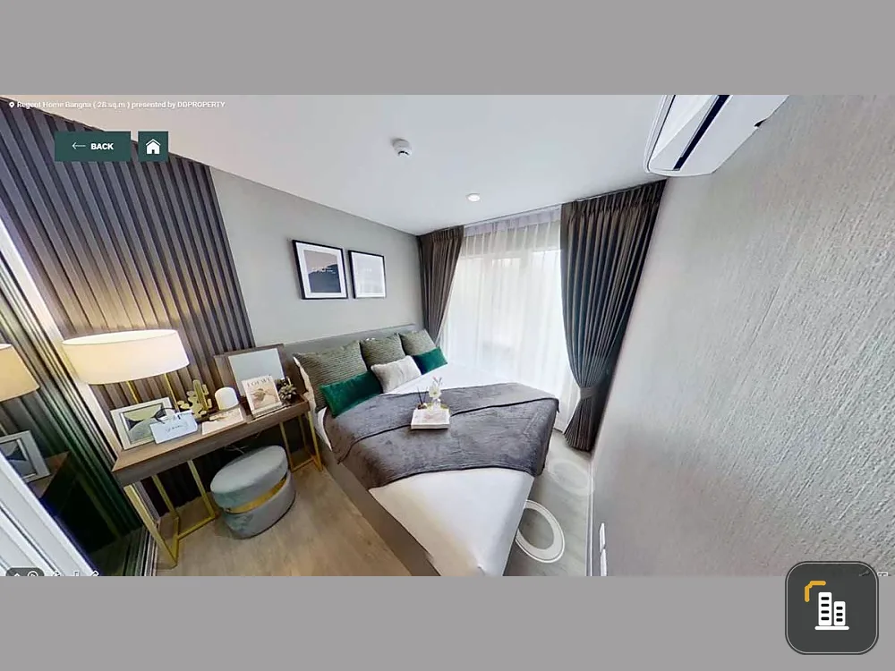 Down payment sale, Regent Home Bangna, 11th floor, good location, pool view, convenient transportation. Interested, hurry up and become the owner.