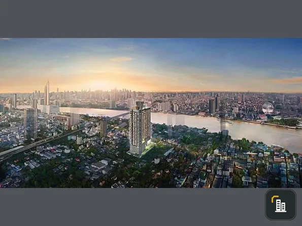 Selling a reservation for LIFE Charoen Nakhon-Sathorn, 18th floor, with a high view, come and get it at a great price, hurry and come and be the owner