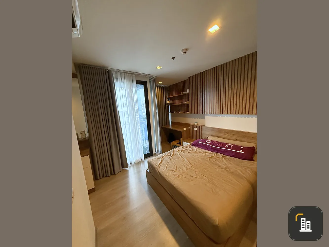 For sale: The Line Phaholyothin Park, 15th floor, North side, well-built-in room, come and own it today.