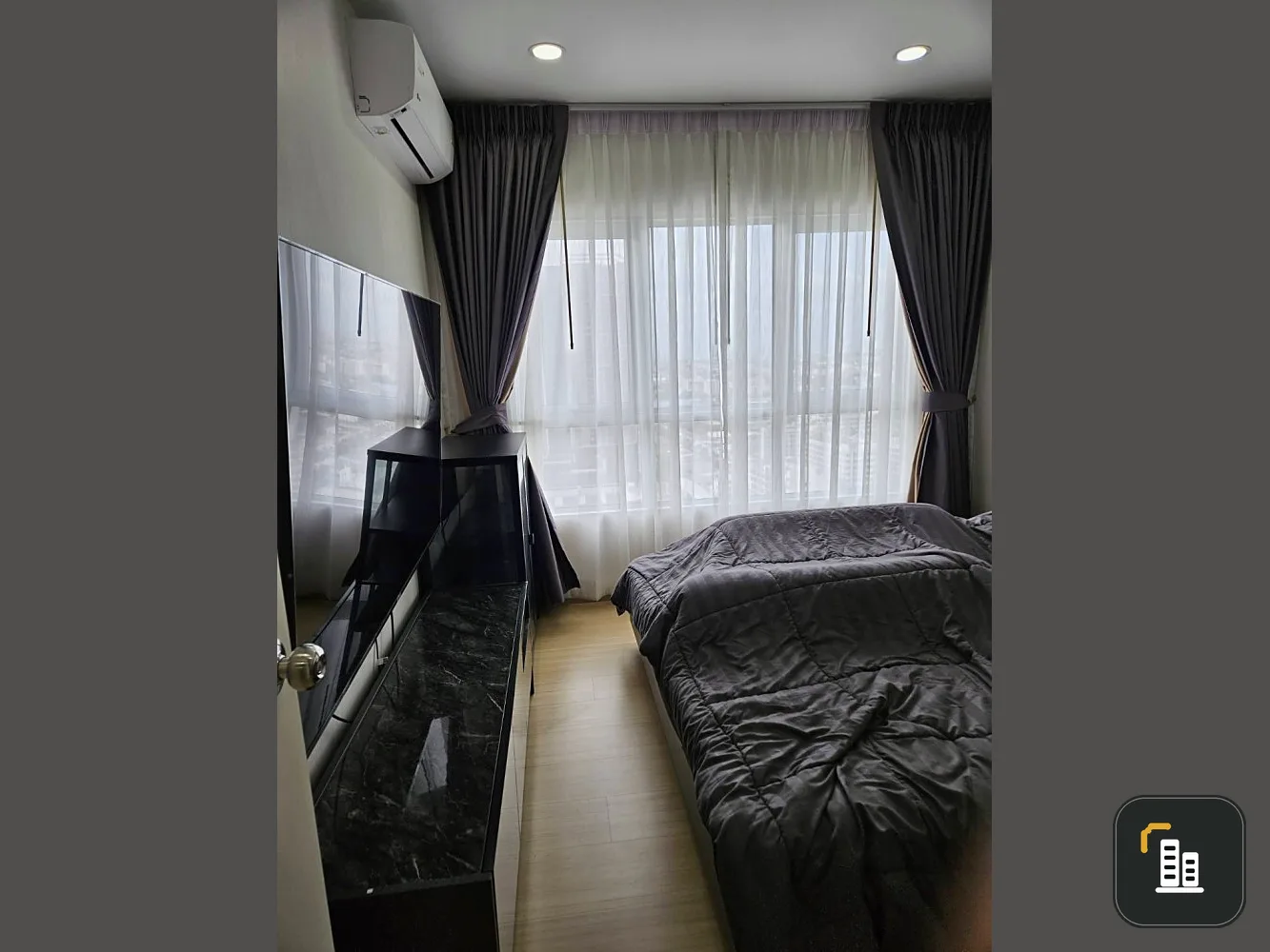 Urgent sale!! Condo Supalai Veranda Sukhumvit 117, 22nd floor, beautiful view, beautiful room, ready to move in, book now!!