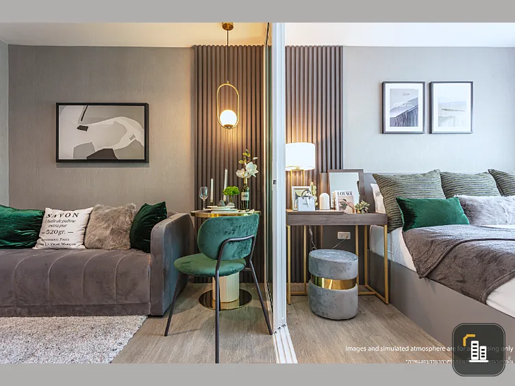 Down payment sale, Regent Home Bangna, 23rd floor, room D2315, open view + BITEC view, fully furnished common area, reserve now!
