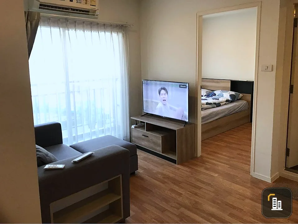For sale or rent: Lumpini Ville Phra Nang Klao-Riverview, 2 bedrooms, 5th floor, Building A, ready to move in.