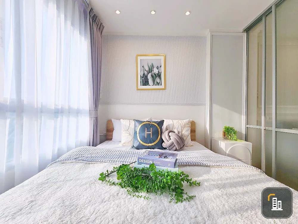 For sale: Lumpini Ville Phatthanakan-Phetchaburi New Road, beautifully decorated room, very livable, fully furnished, beautiful view, don't miss it.