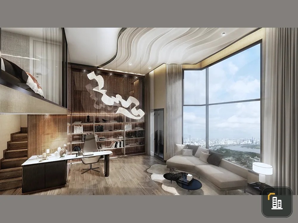 Condo for sale, Knightbridge Space Rama 4, Double volume room, 4.2 meter high ceiling, buy now!