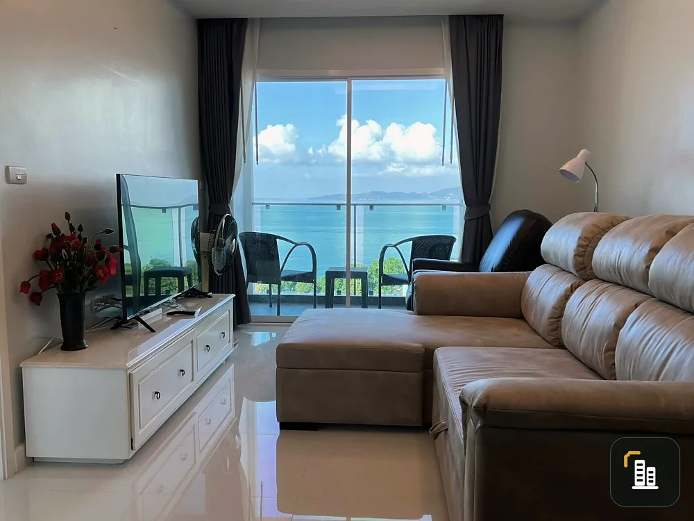 For sale One Tower Pratumnak (South Pattaya) 180 degree sea view room, no tall buildings blocking the view, spacious area