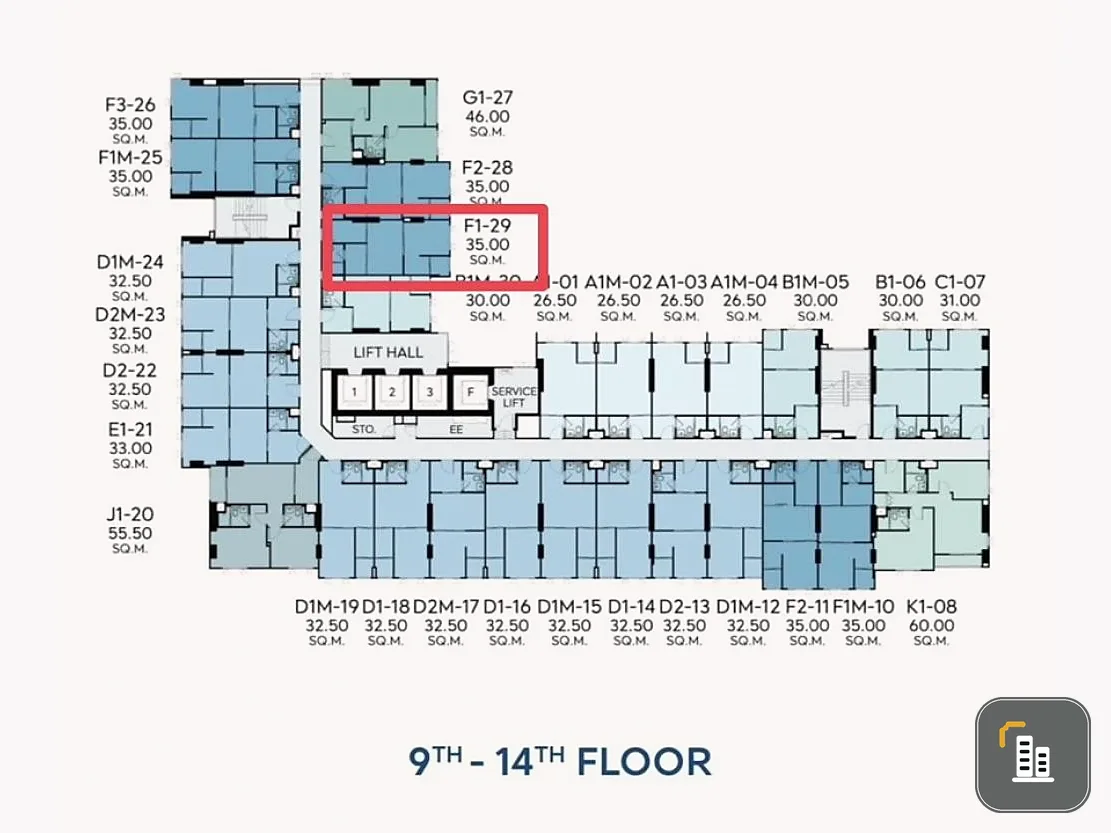Down payment sale!! Aspire Vibha-Victory, beautiful room, good location condo, 12A floor, not too high, hurry and book now!!