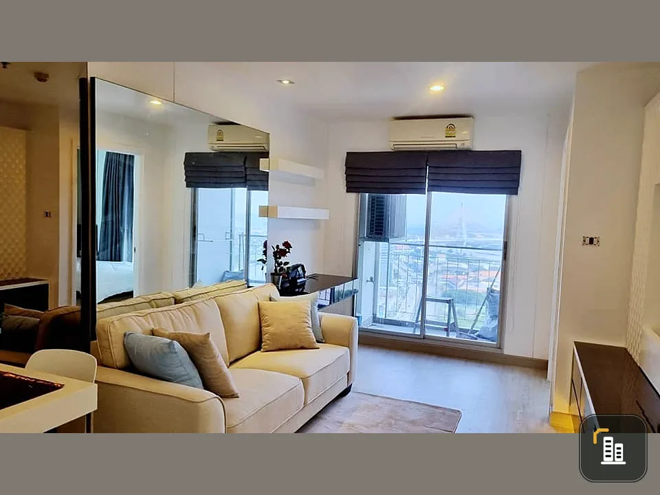 For sale: Lumpini Park Riverside - Rama 3, Building C, 21st floor, fully furnished, beautiful view, hurry and reserve before you miss out.