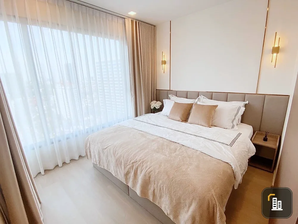 For rent: Life Phahon-Ladprao, 23rd floor, beautiful room, very cool, ready to move in, book now, don't miss out.