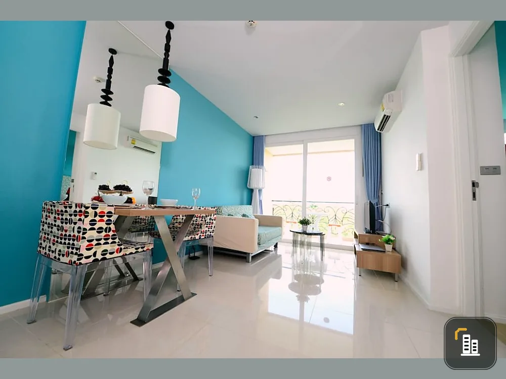 For sale: Atlantis Condo Resort Pattaya (Jomtien), corner room, next to waterfall, swimming pool view, like staying in a hotel, urgent