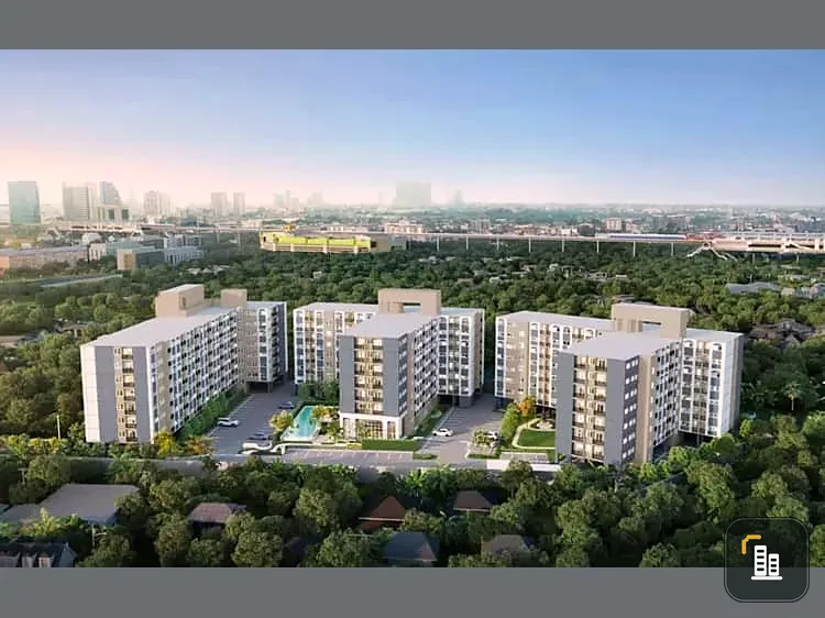Selling a booking slip for Cozy BTS Saphan Mai, 8th floor, good location, decorated according to project standards, hurry and reserve to be the owner.