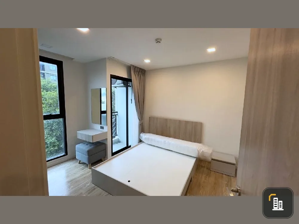 For rent!! Groove Condo Ratchada - Lat Phrao, 3rd floor, corner room, low-rise condo, very good location, hurry and book now!!