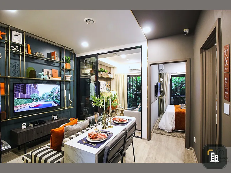 Selling down payment, Metris District, Lat Phrao, 15th floor, spacious room, animal lovers, don't miss it, don't miss it.