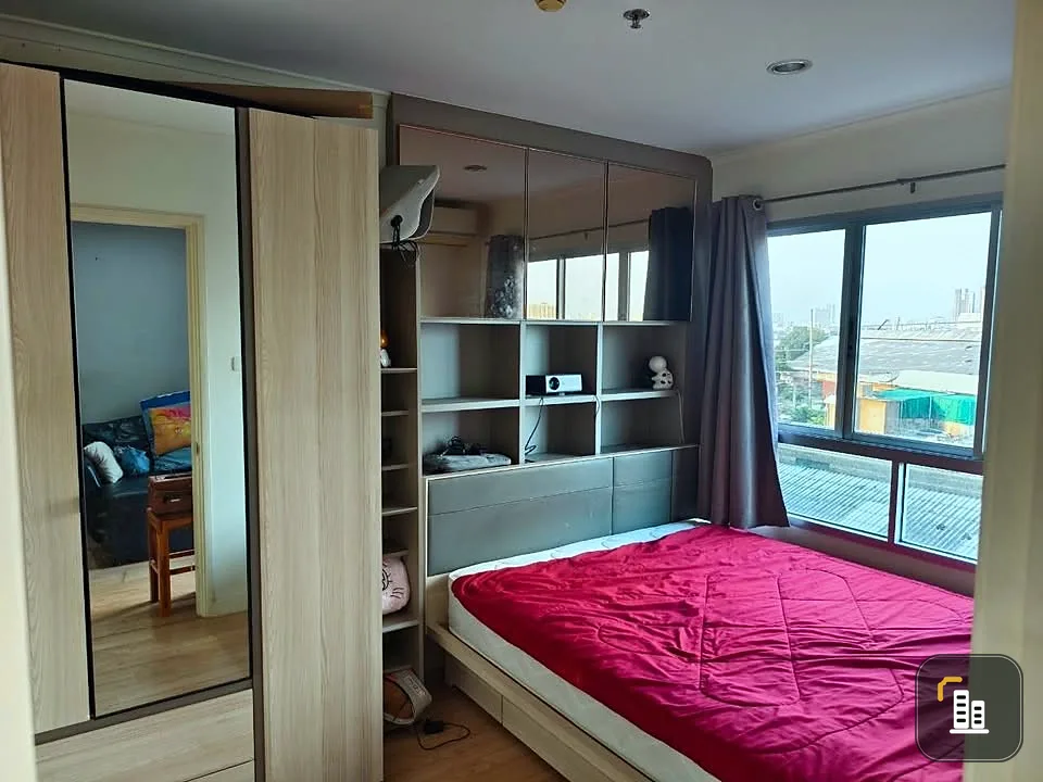 For sale: Lumpini Ville Rat Burana-Riverview, 6th floor, spacious room, fully furnished, hurry to reserve ownership.