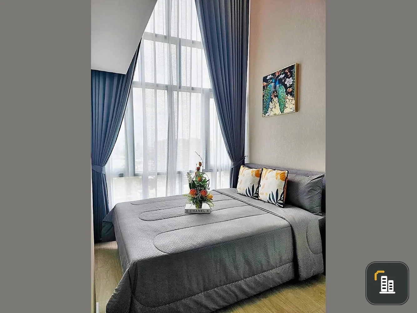 For rent: Metro Sky Prachachuen, lots of usable space, complete equipment in the room, fully furnished, hurry and reserve before you miss out.