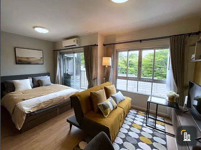 For sale: D Condo Bliss Sriracha, 3rd floor, comes with complete furniture and appliances. Reserve now, don't wait.