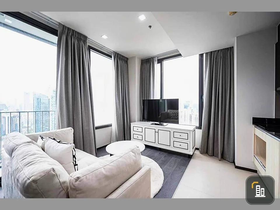 For rent: Edge By Sansiri (Sukhumvit 23), 28th floor, beautiful room, fully furnished, worth living in, reserve now, urgently.