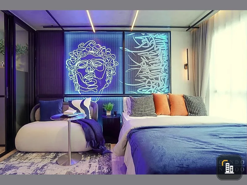 Selling down payment, Kave Luminous Bangmod, 2nd floor, not high, room in good location, modern decoration, nice to live in, interested, hurry and boo